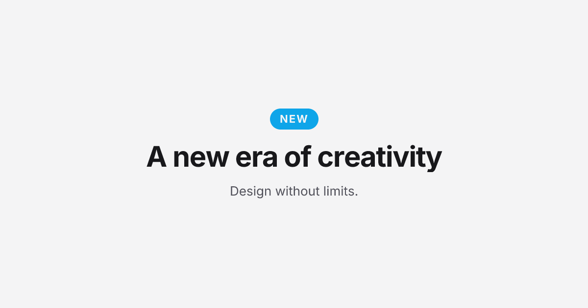 Bold gradient template in the Studio palette