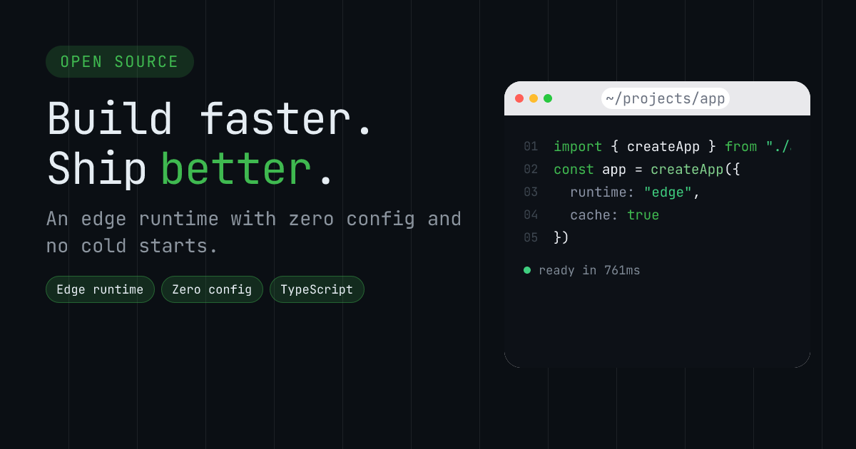 Developer terminal (Spotlight · Terminal), an Open Graph image made with OG Cover