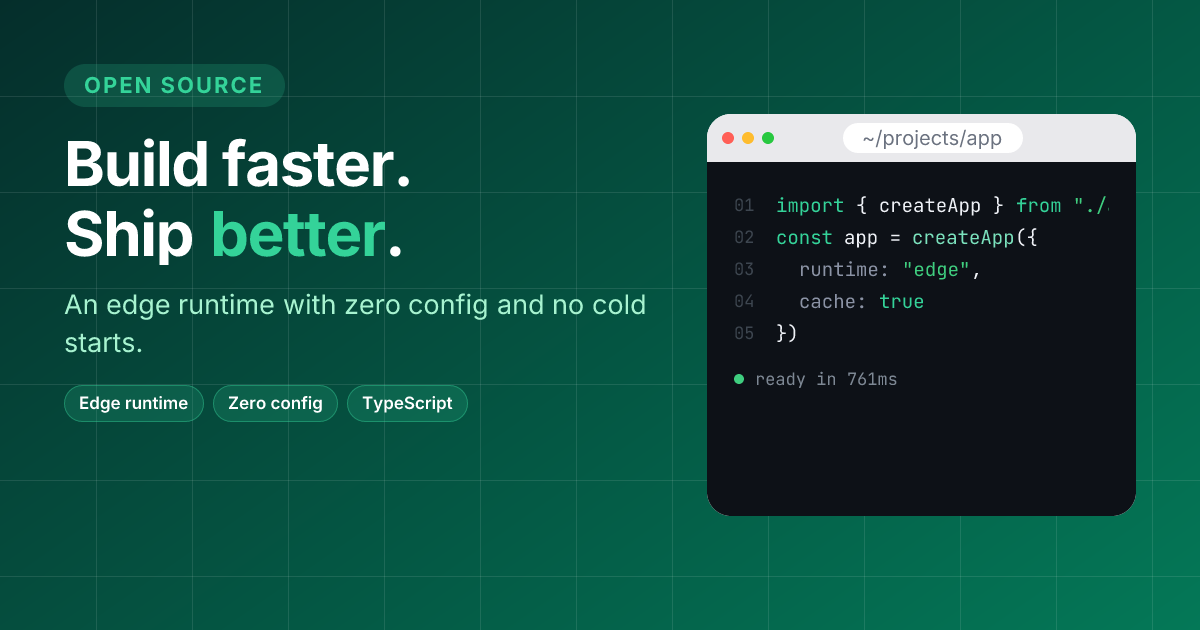 Developer terminal template in the Forest palette