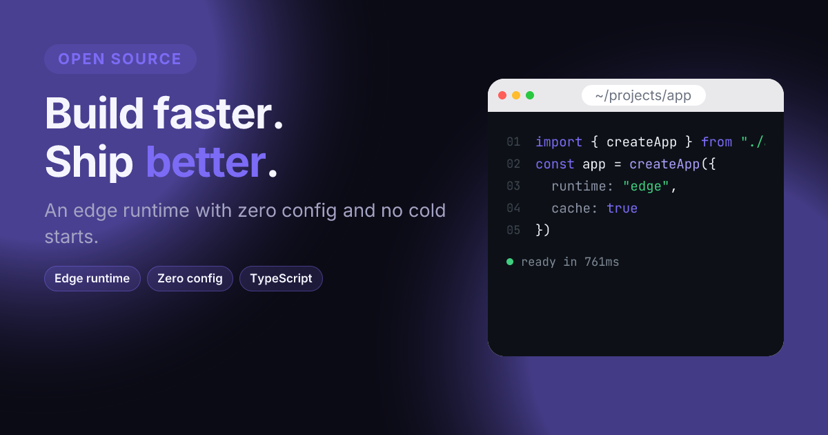 Developer terminal template in the Midnight palette