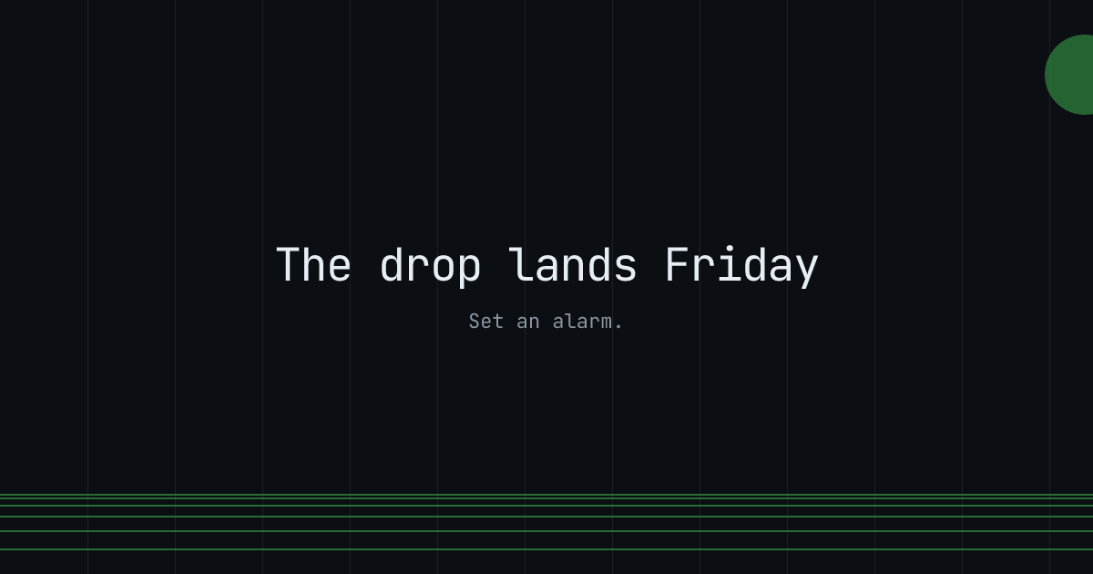 Drop announcement template in the Terminal palette