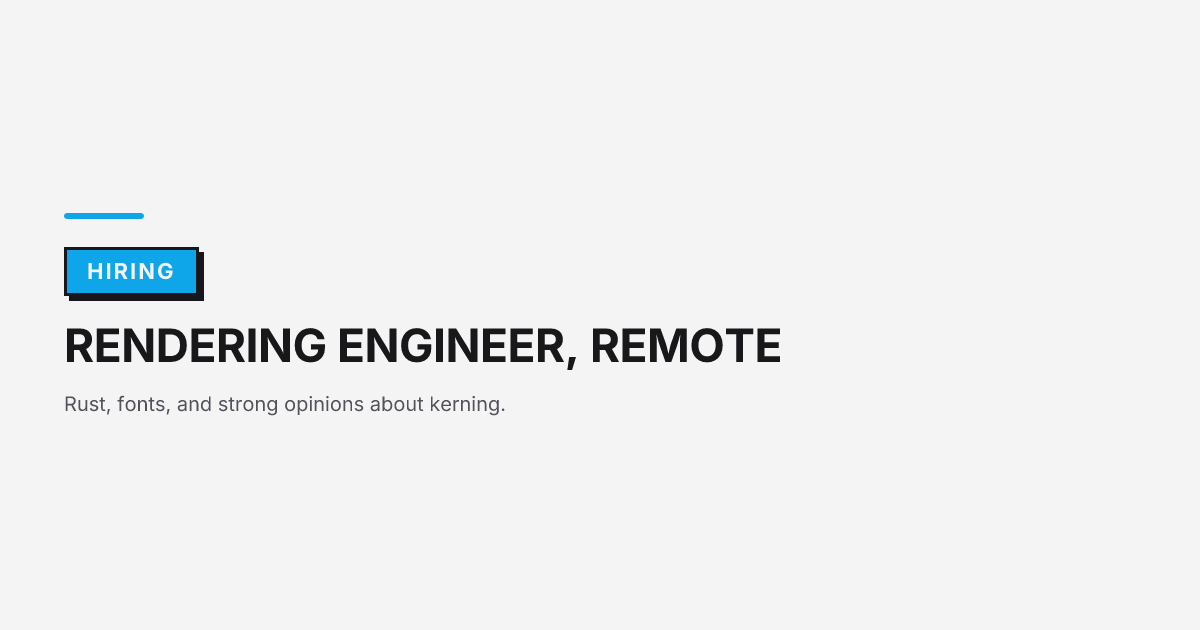 Job opening template in the Studio palette