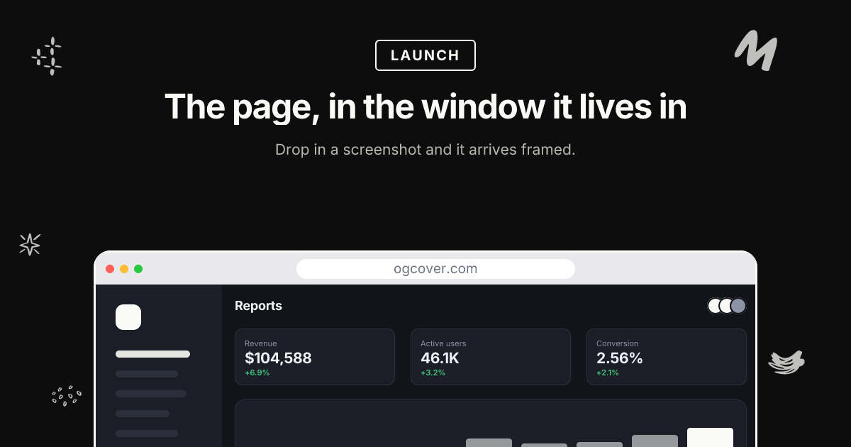 Landing page template in the Chalk palette