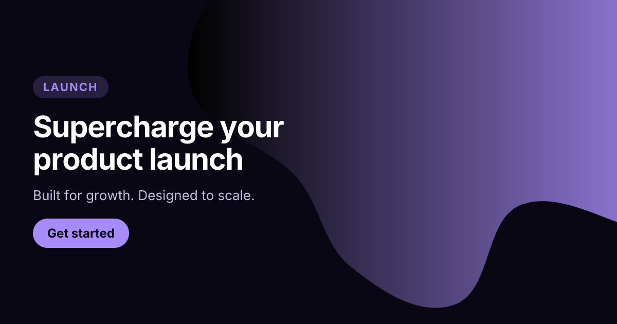 Launch orbit (Bloom · Recoloured shape), an Open Graph image made with OG Cover