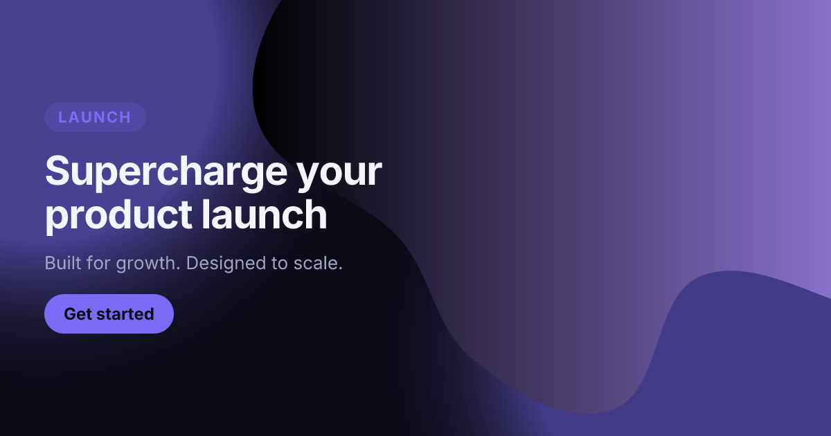 Launch orbit template in the Midnight palette