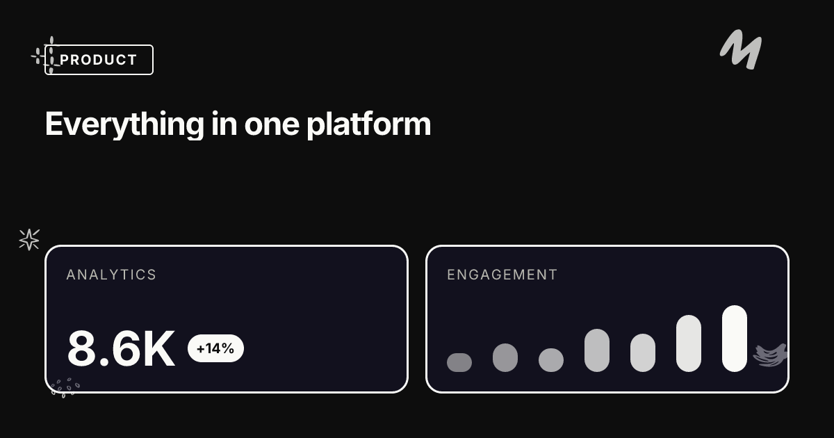 Metrics template in the Chalk palette