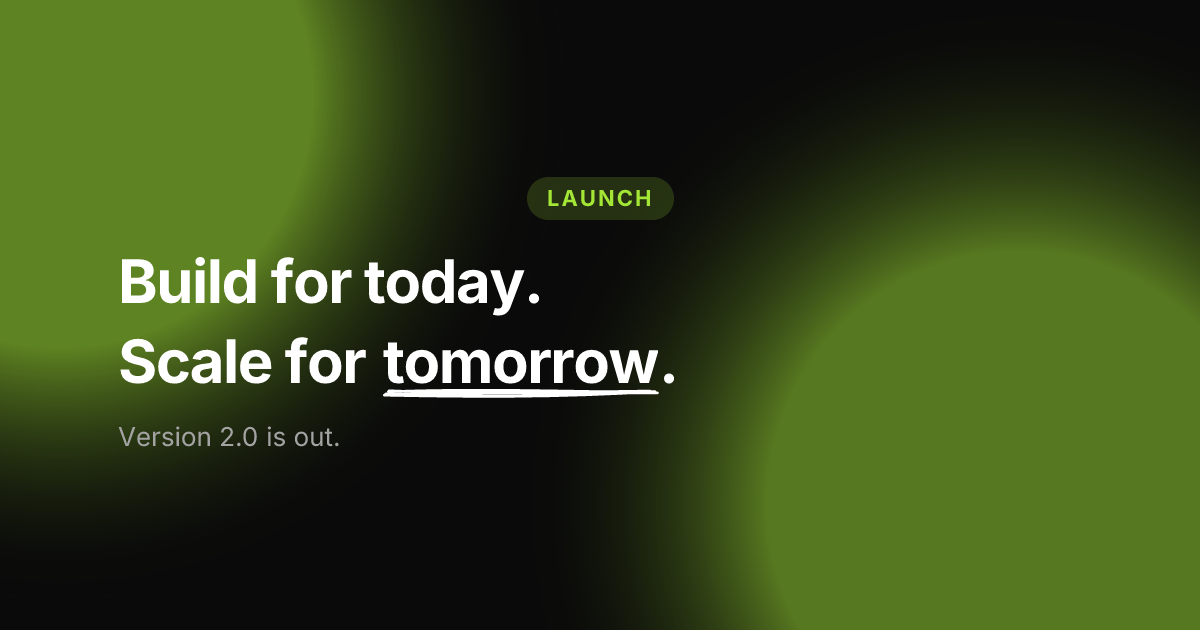 Product launch (Minimal · Lime on black), an Open Graph image made with OG Cover
