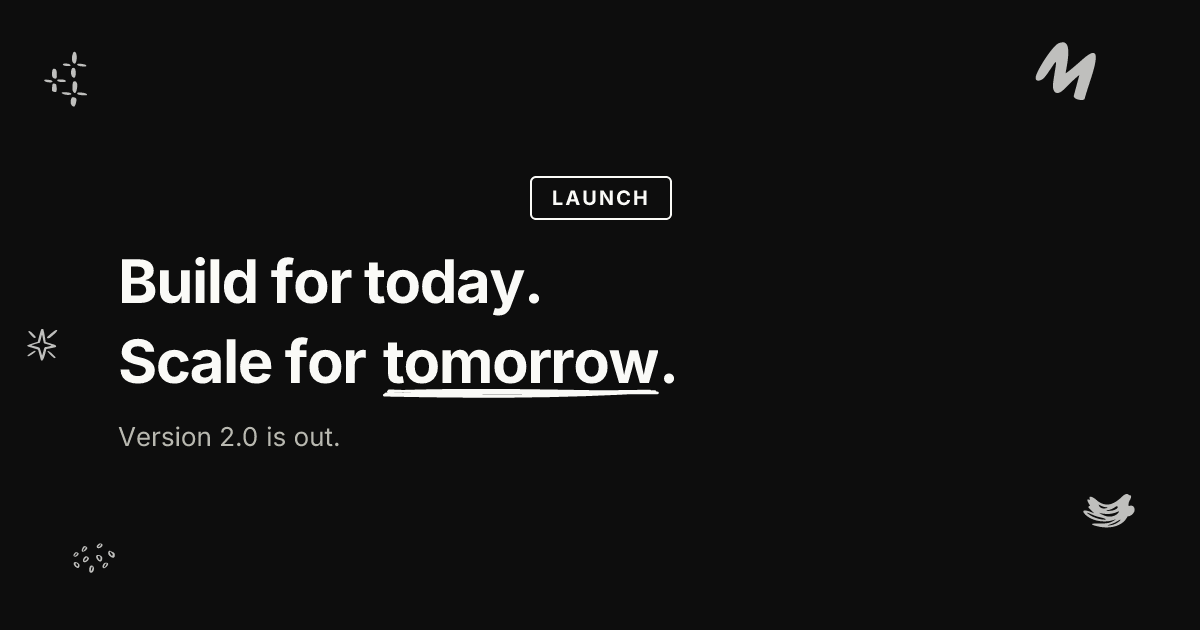 Product launch template in the Chalk palette