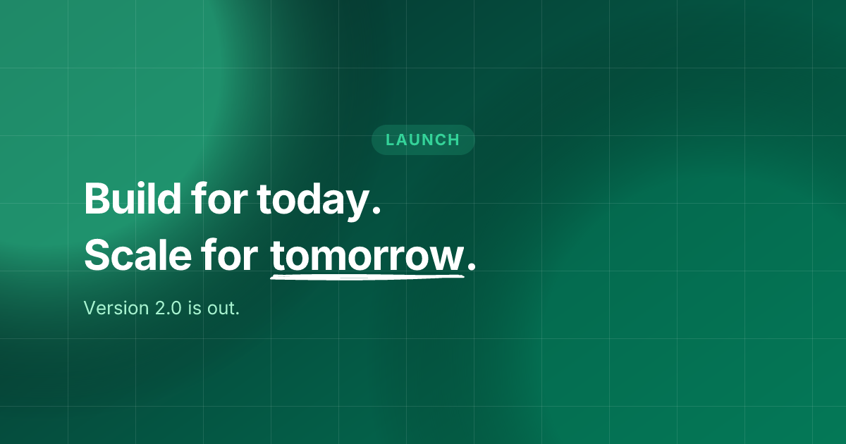 Product launch template in the Forest palette