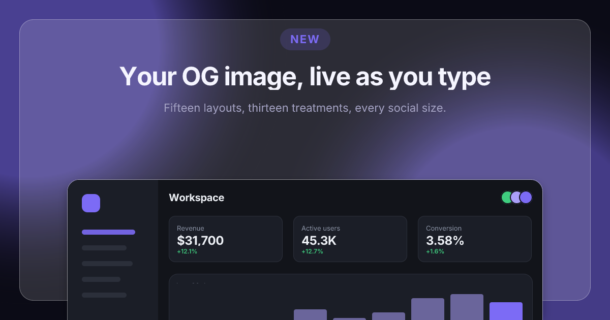 Product tour template in the Midnight palette