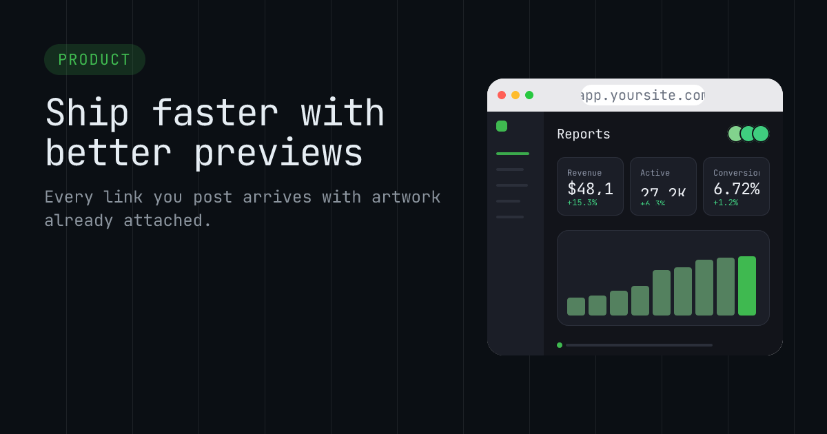 SaaS product template in the Terminal palette