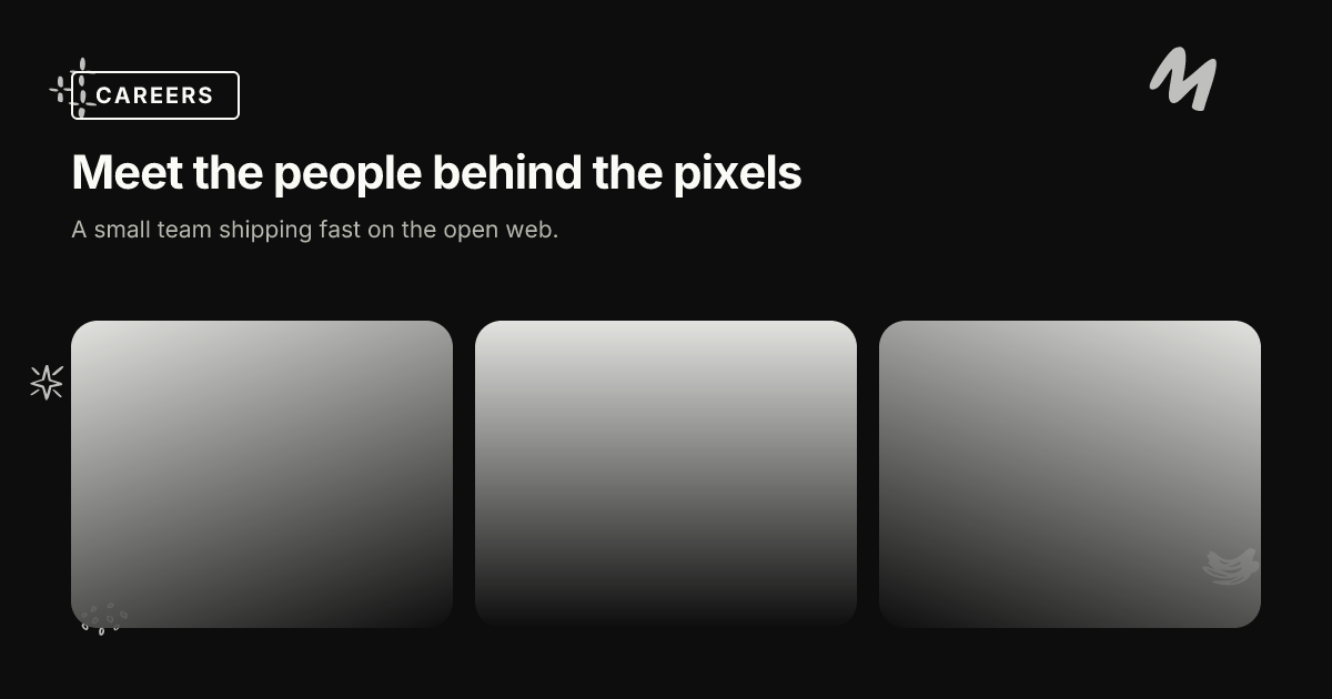 Team grid template in the Chalk palette